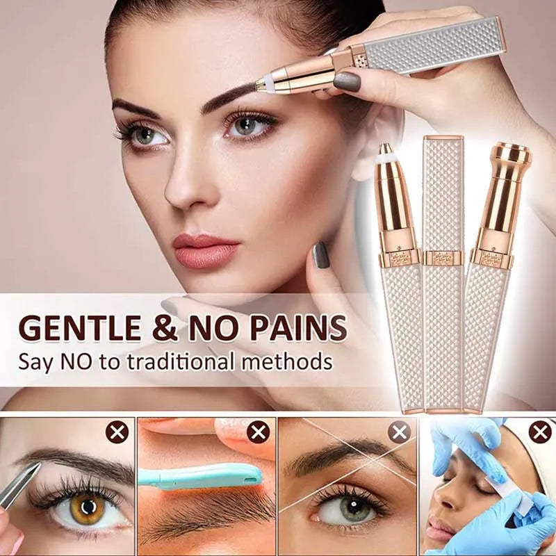 2-in-1 Flawless Eyebrow Trimmer