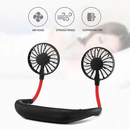 Rechargeable 3 Speed Neck Fan
