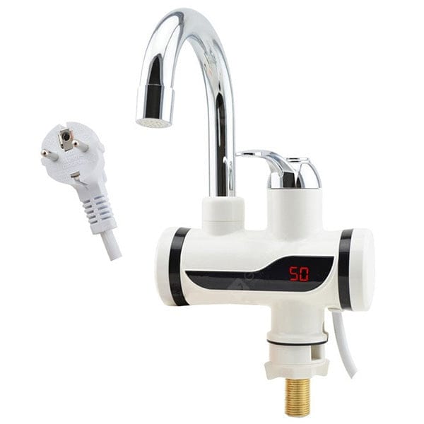 Instant Electric Hot Water Heater Faucet With Hand Shower Fast Heating & Easy Installation