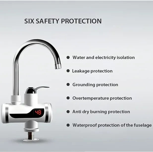 Electric Kitchen Instant Water Heater Tap